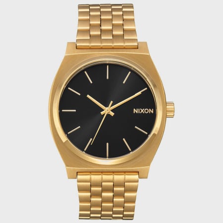 Nixon - Montre Time Teller A045-2042 All Gold Black Sunray
