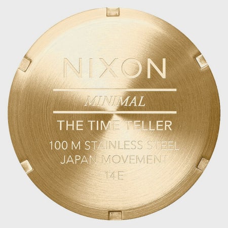 Nixon - Montre Time Teller A045-1931 All Light Gold Cobalt