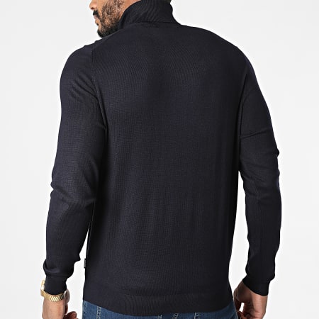Only And Sons - Pull Col Roulé Wyler Life Bleu Marine