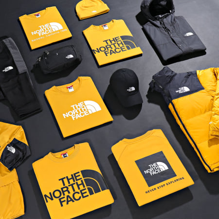 The North Face - Tee Shirt Poche Scrap Berkeley California A55GD Jaune Moutarde