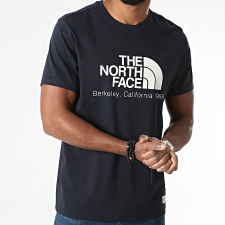 The North Face - Tee Shirt Scrap Berkeley California A55GE Bleu Marine