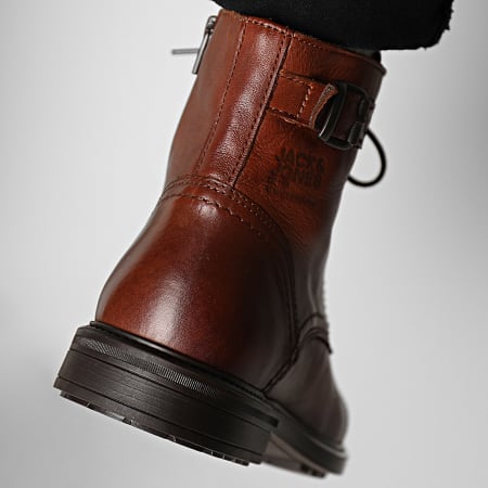 Jack And Jones - Boots Shelby Leather Cognac