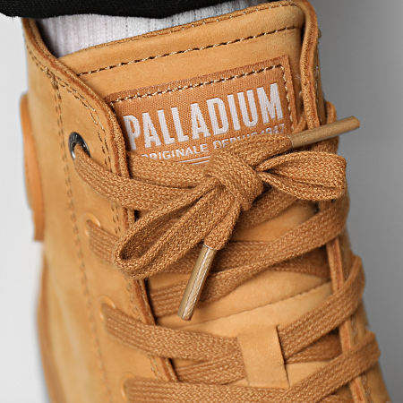 Palladium - Pampa High Zip Nubuck 06440 Amber Gold