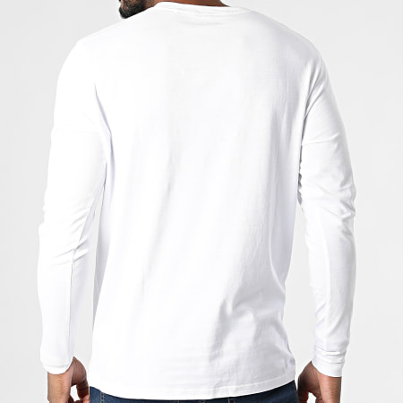 Pepe Jeans - Tee Shirt Manches Longues Wesley PM508032 Blanc