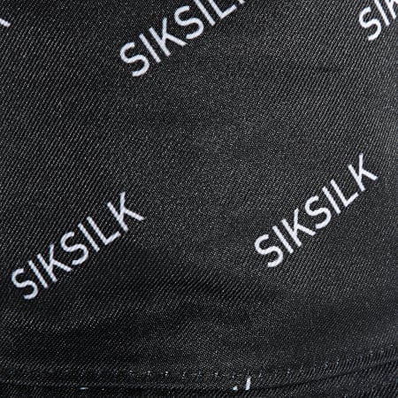SikSilk - Bob Réversible 21162 Noir Blanc