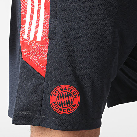 Adidas Sportswear - Short Jogging A Bandes Bayern Munich S6928 Bleu Marine