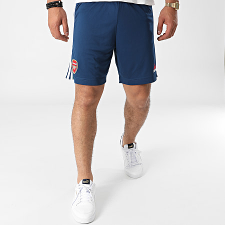 Adidas Sportswear - Arsenal FC GS2451 Pantaloncini da jogging con bande blu navy