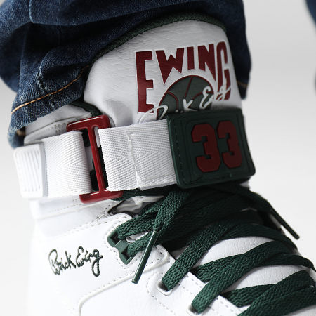 Ewing Athletics - Sneakers 33 Hi 1BM01117 Bianco Sycamore Biking Red