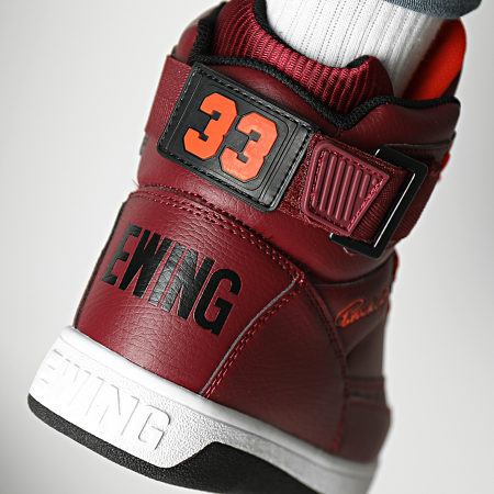 Ewing Athletics - Sneakers 33 Hi 1BM01117 Tawny Port Black Tangerine Tango