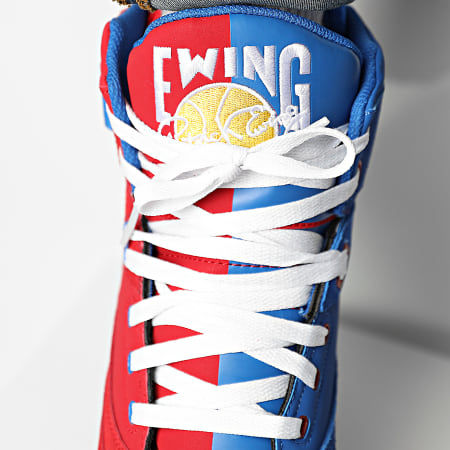 Ewing Athletics - Baskets 33 Hi x Ghost Face 1BM01351 Chinese Red Deep Ultramarine Safety Yellow
