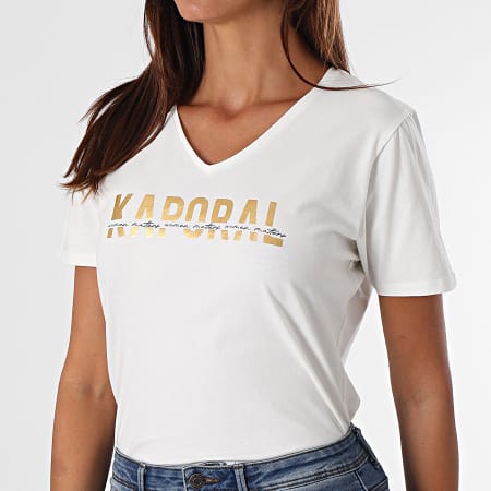 Kaporal - Tee Shirt Femme Dolfi Ecru