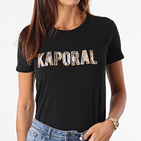 Kaporal - Tee Shirt Femme Derde Noir