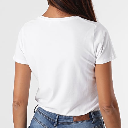 Kaporal - Tee Shirt Femme Devin Blanc