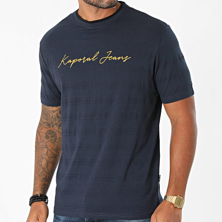 Kaporal - Tee Shirt Leter Bleu Marine