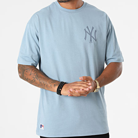 New Era - Tee Shirt New York Yankees 12890948 Bleu Clair