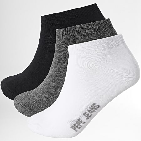 Pepe Jeans Lot De 3 Paires De Chaussettes Pep Blanc Noir Gris Chine LaBoutiqueOfficielle