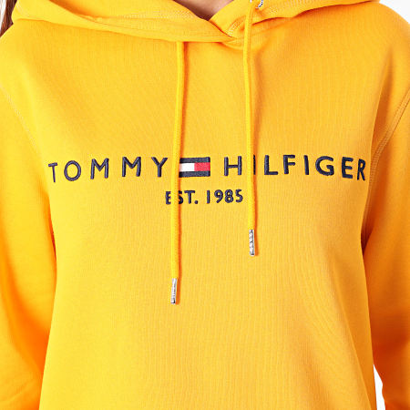 Tommy Hilfiger - Sweat Capuche Femme Regular 6410 Orange