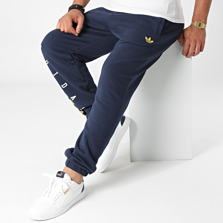 Adidas Originals - Pantalon Jogging Script HF9220 Bleu Marine