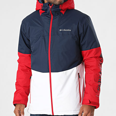 Columbia - Giacca a vento Point Park Rosso Navy