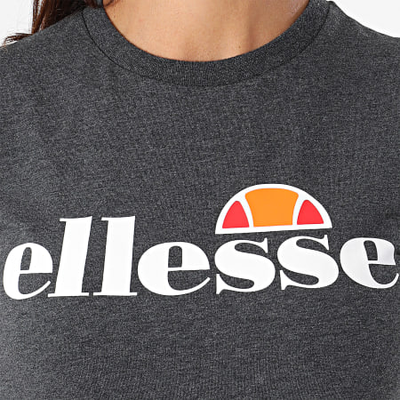 Ellesse - Tee Shirt Femme Hayes Gris Anthracite Chiné