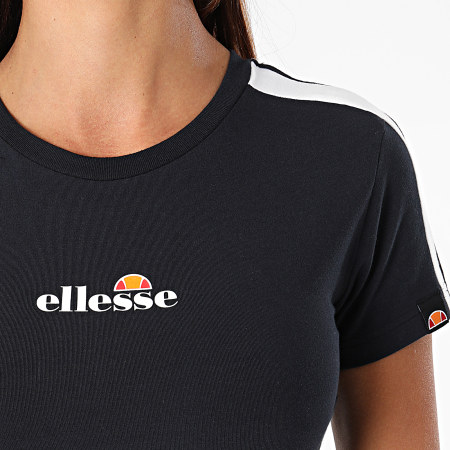 Ellesse - Tee Shirt Femme Crop Latus Noir