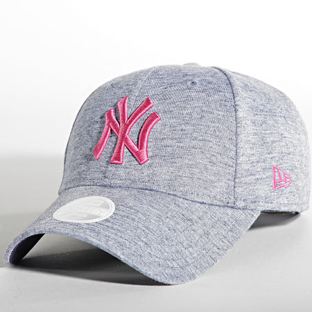 New Era - Casquette 9Forty Jersey Essential 12523896 New York Yankees Gris  Anthracite Chiné 