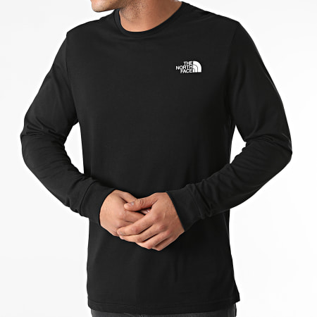 The North Face - Tee Shirt Manches Longues Simple Dome A3L3B Noir