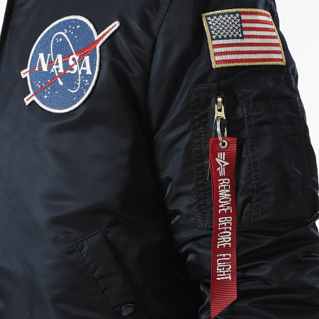 Vestes Alpha Industries MA-1 ALS Black | Queens