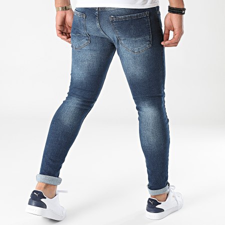 Black Industry - 1325 Jeans skinny in denim blu