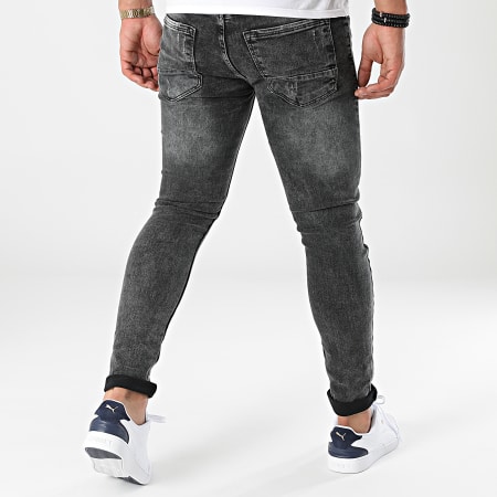 Black Industry - 1320 Jeans skinny grigio antracite
