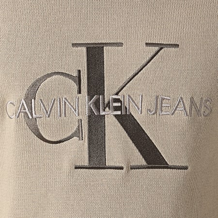 Calvin Klein - Pull Embroidery Monogram 8610 Beige