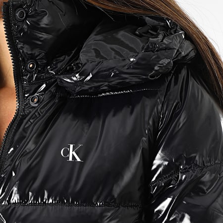 Calvin Klein - Doudoune Capuche Femme 6260 Noir