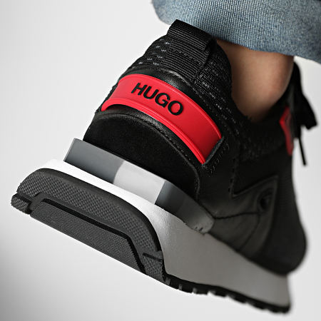 HUGO - Sneakers Cubite Runner 50459155 Grigio scuro