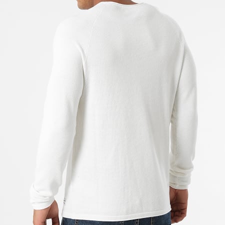 Jack And Jones - Gebreide trui Off White