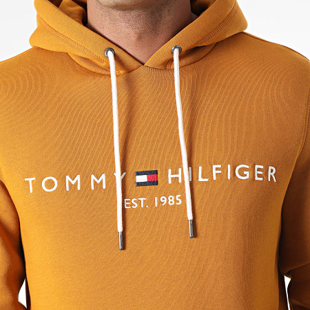 Tommy Hilfiger - Felpa con cappuccio Tommy Logo 1599 Cammello