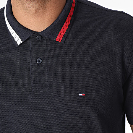 Tommy Hilfiger - Polo Manches Courtes Sophisticated Tipping 0201 Bleu Marine