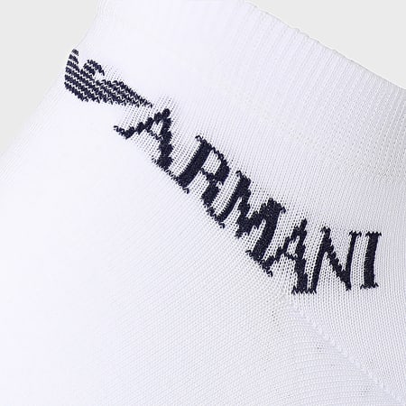 Emporio Armani - Lot De 3 Paires De Chaussettes 300008 Blanc