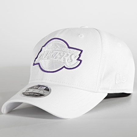 New Era - Casquette Snapback 9Fifty Team Outline Los Angeles Lakers Blanc