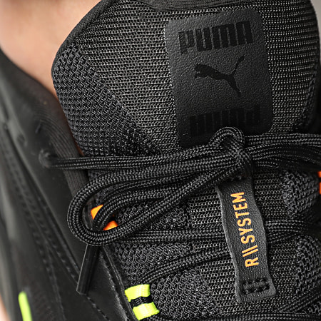 Puma - Zapatillas deportivas RS Fast Double 381582 negro amarillo resplandor naranja resplandor