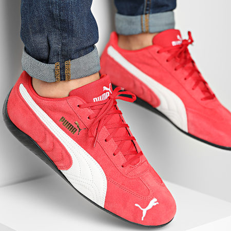 Puma - SpeedCat LS Sneakers 380173 Alto rischio rosso Puma Bianco