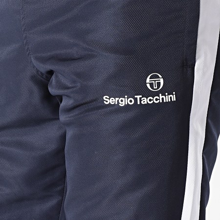 Sergio Tacchini - Pantalon Jogging A Bandes Nelcotan Bleu Marine