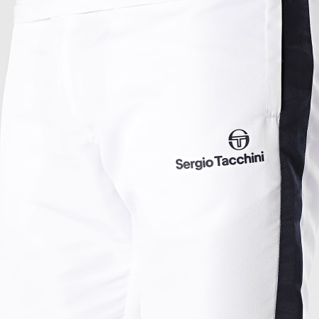 Sergio Tacchini - Pantalon Jogging A Bandes Nelcotan Blanc