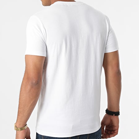 Superdry - Tee Shirt Col V M1011170A Blanc