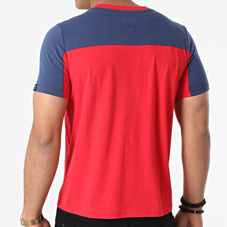 Superdry - Camiseta W1010740A Rojo Azul Marino