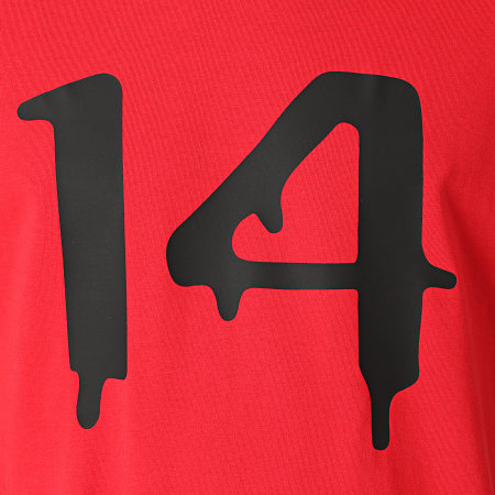 Timal - Tee Shirt 14 Rouge Noir