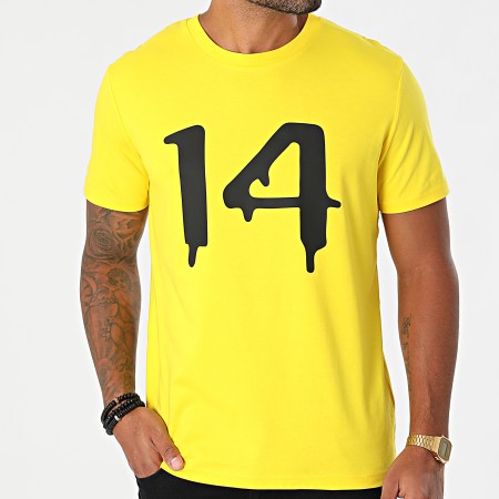 Timal - Tee Shirt 14 Jaune Noir