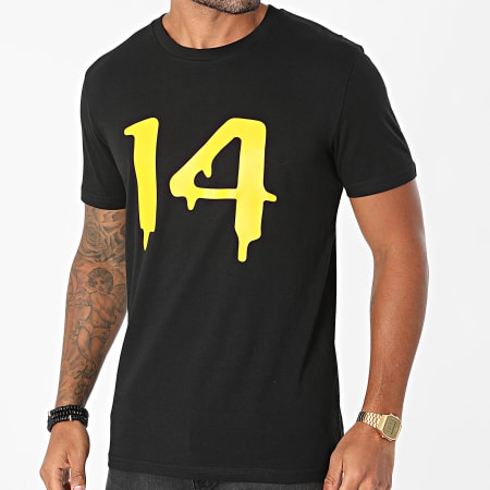 Timal - Camiseta 14 Negro Amarillo