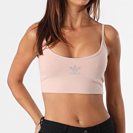 Adidas Originals - Camiseta de tirantes corta para mujer HF9194 Beige