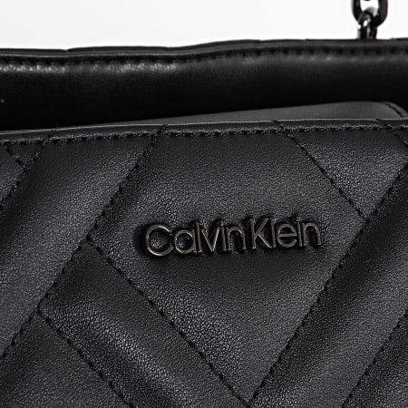 Calvin Klein - Borsa trapuntata da donna Tote 8444 Nero