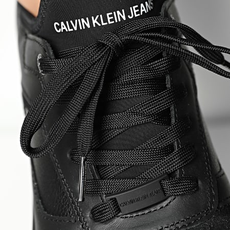 Calvin Klein - Baskets Cupsole Lace Up Basket Sock 0288 Triple Black